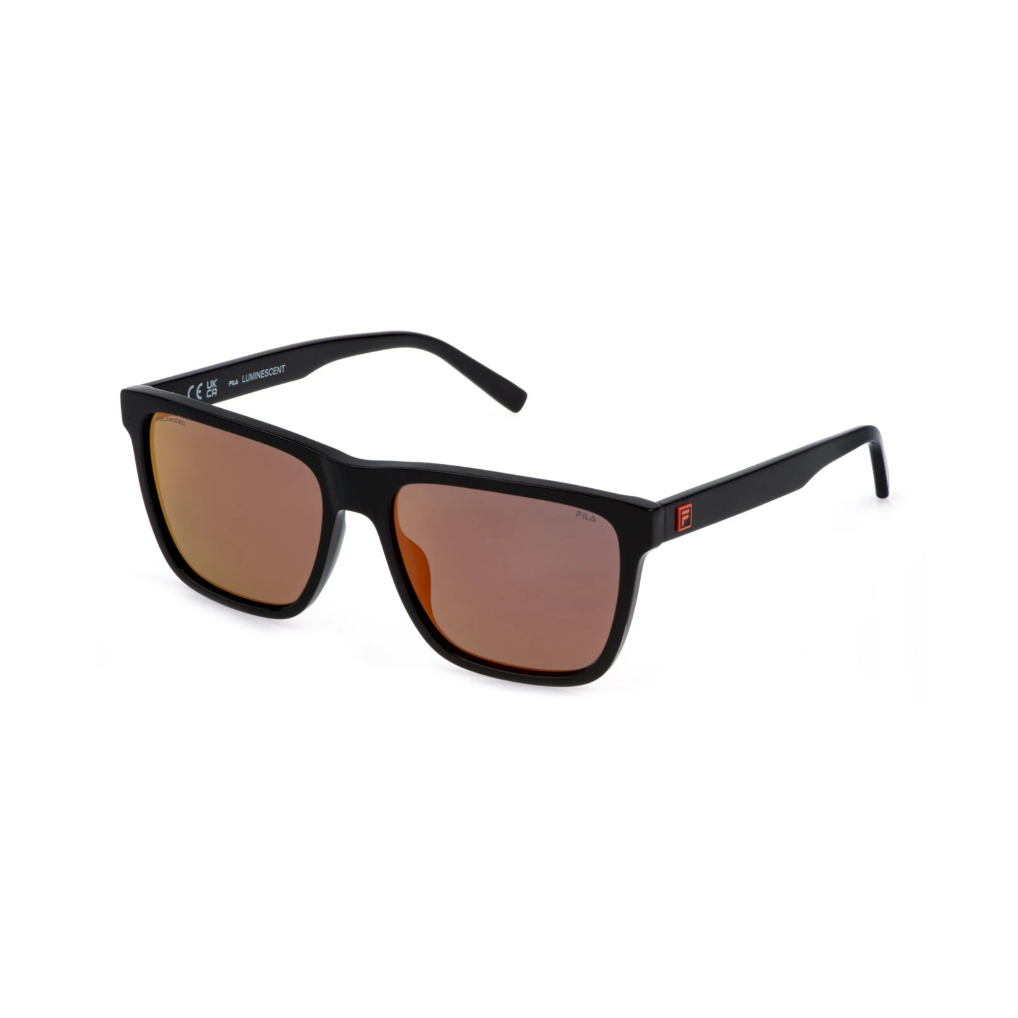 FILA SFID18 Gafas de Sol Polarizadas de Acetato con montura de acetato y lentes polarizadas