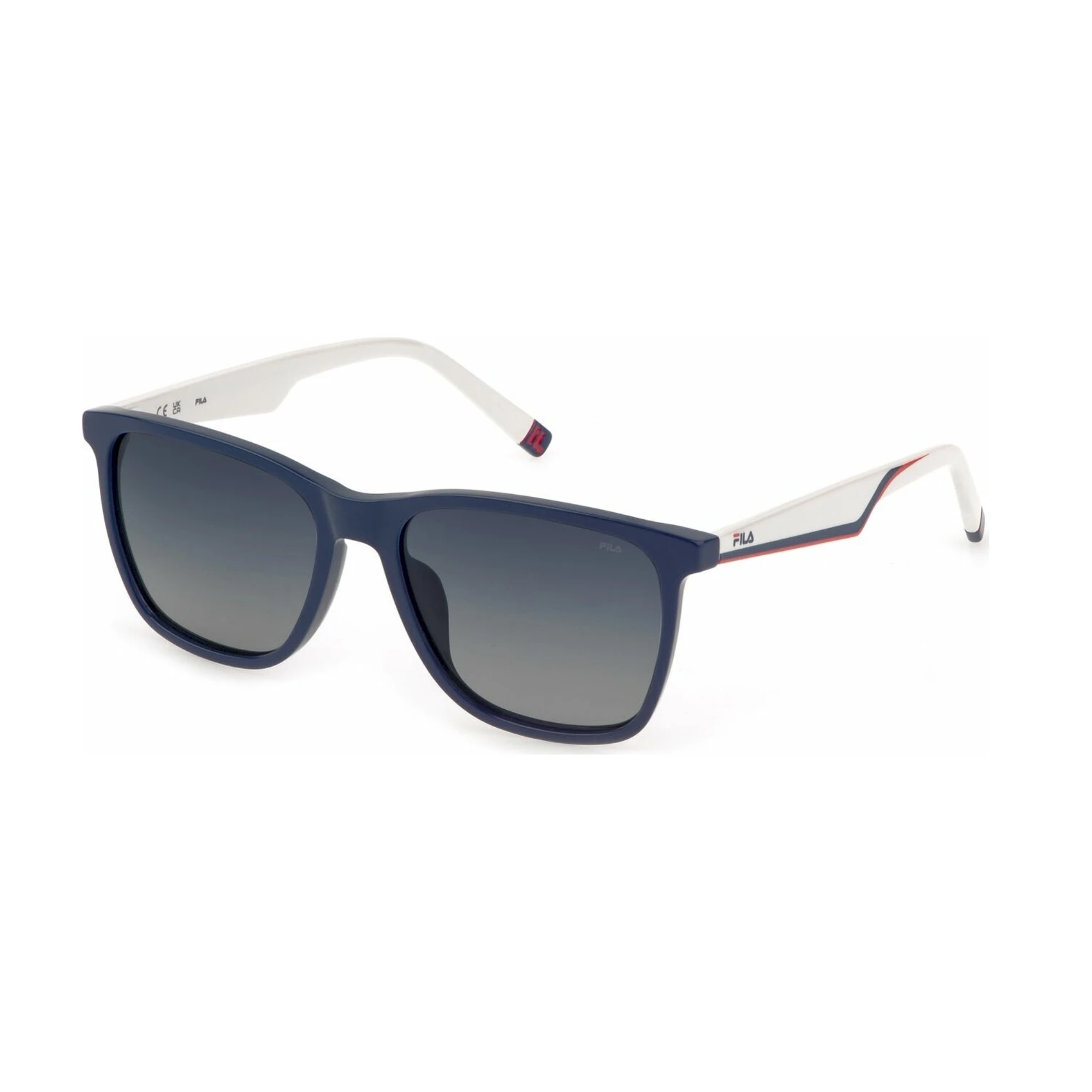 FILA SFI461 Gafas de Sol Polarizadas de Acetato con montura elegante y lentes polarizadas en color gris.