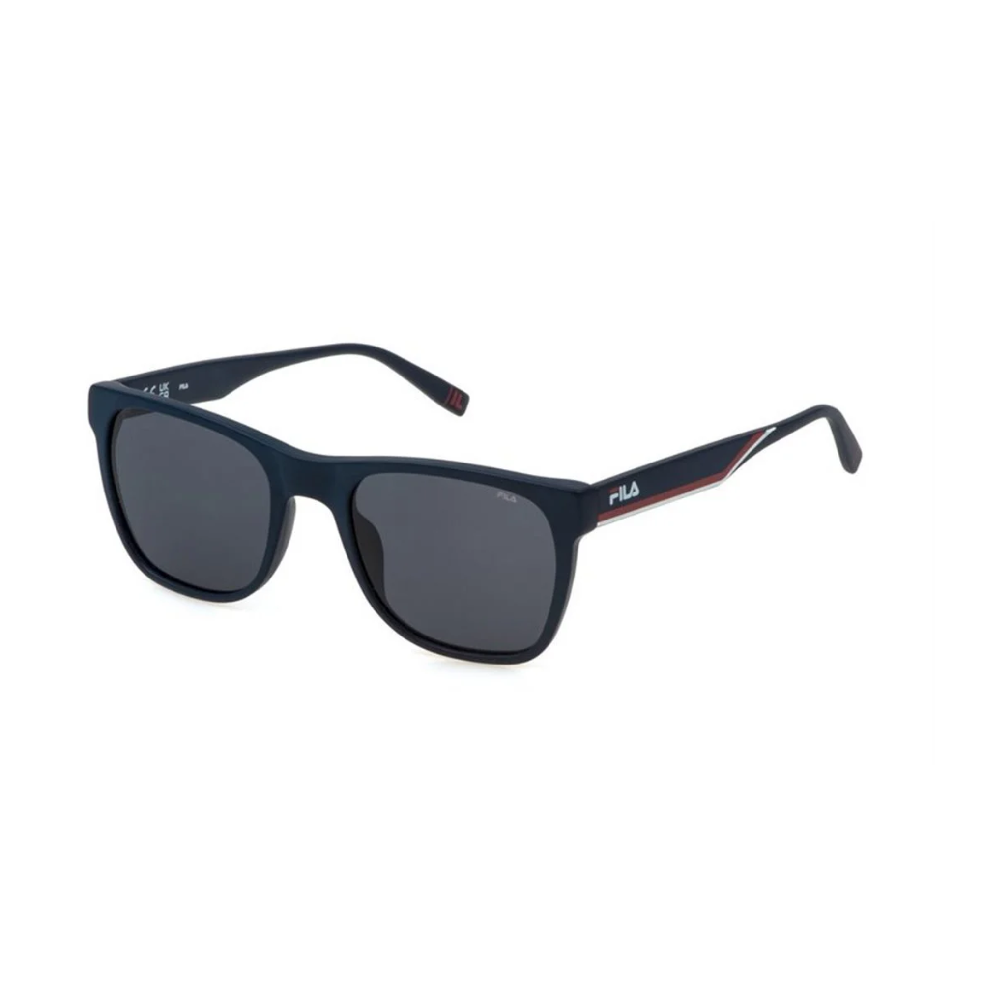 FILA SFI727 Gafas de Sol en color negro con lentes oscuros y diseño moderno.