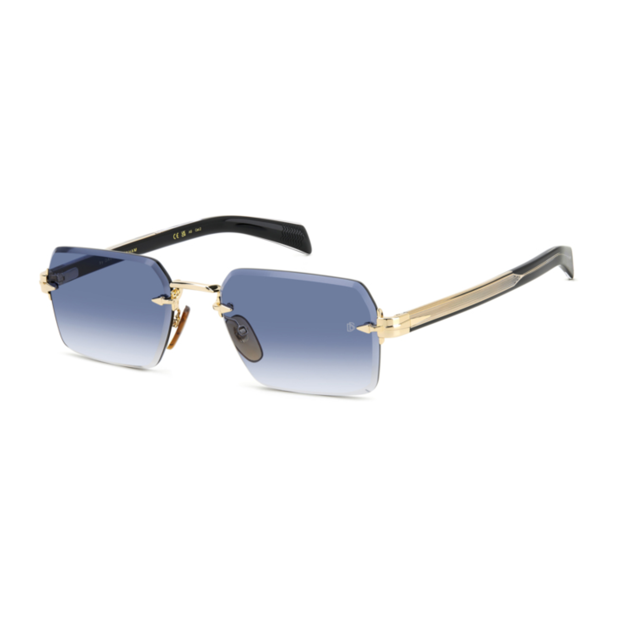 David Beckham DB 7109S Gafas de Sol Rectangulares de Metal