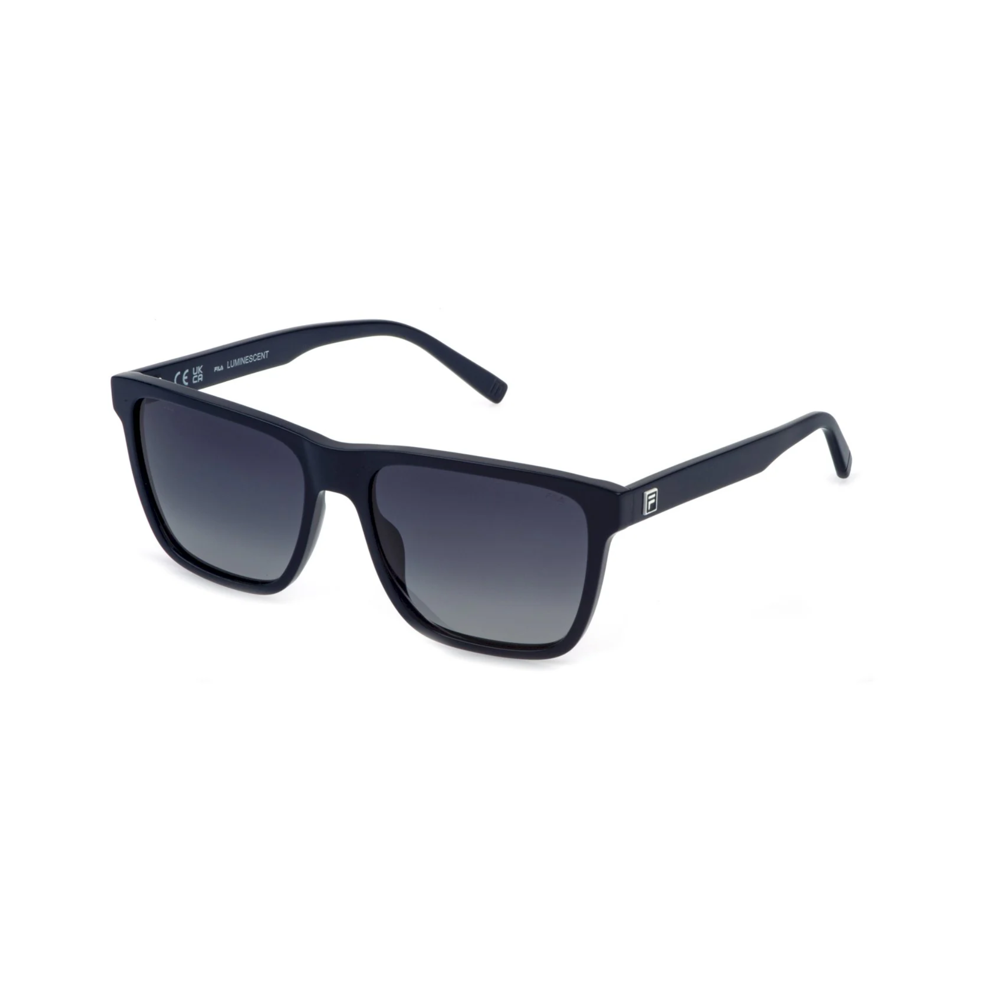 FILA SFID18 Gafas de Sol Polarizadas de Acetato en color negro con lentes oscuros