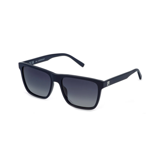FILA SFID18 Gafas de Sol Polarizadas de Acetato en color negro con lentes oscuros