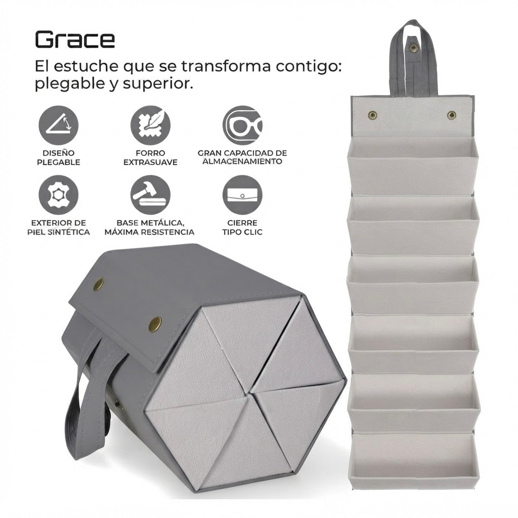 Estuche Grace para Gafas Plegable
