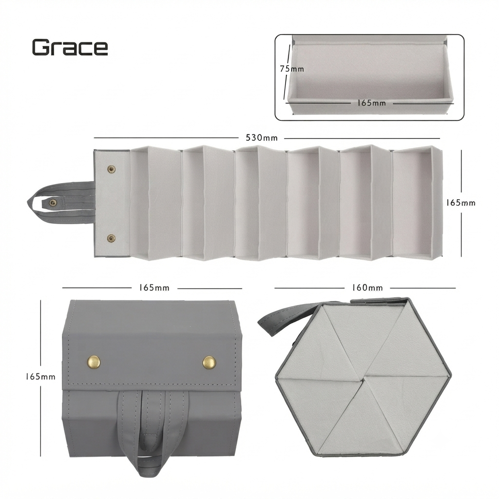 Estuche Grace para Gafas Plegable