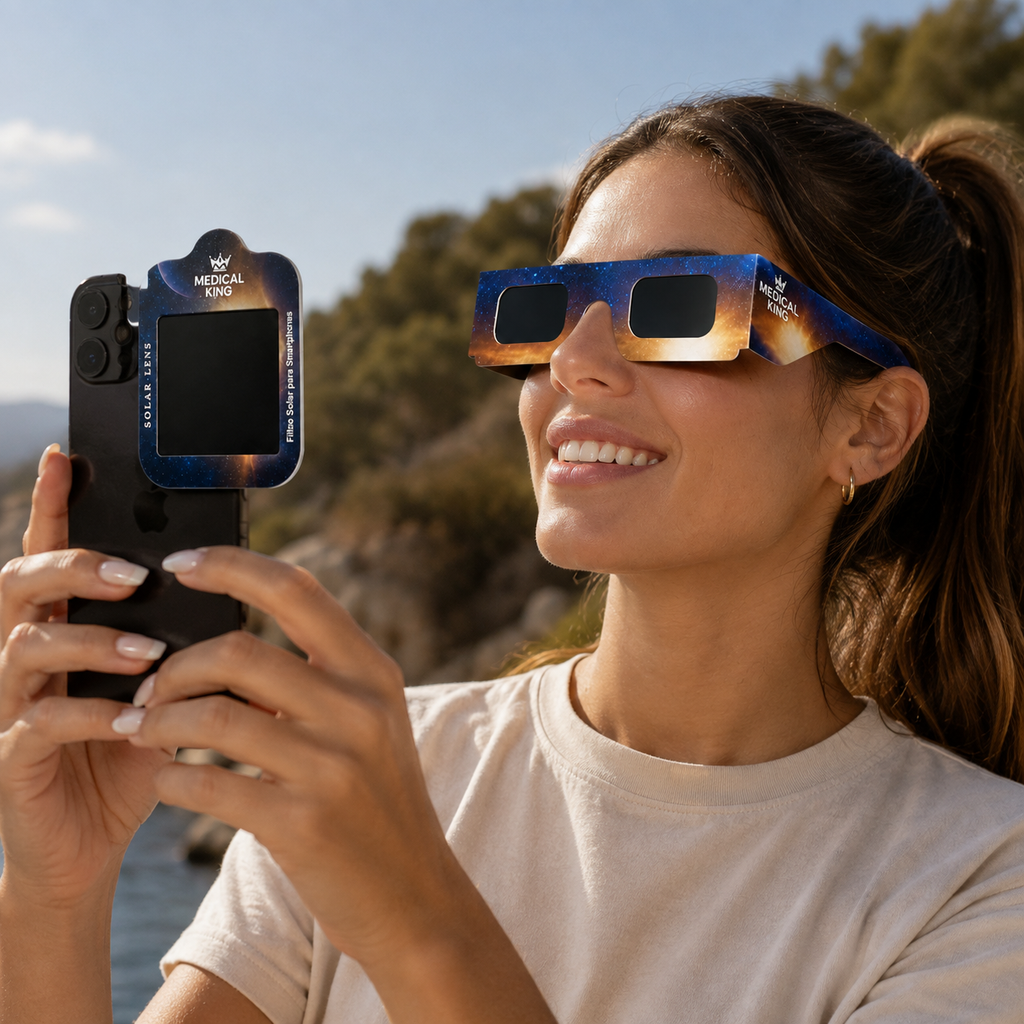 Gafas para Eclipse + Adaptador para Móvil 📸☀️